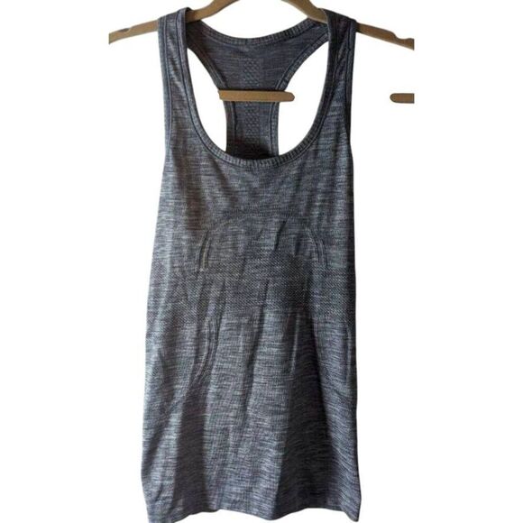 LULULEMON ATHLETICA	Swiftly Tech Racerback 2.0 in Slate/white Size 4 - Picture 3 of 4